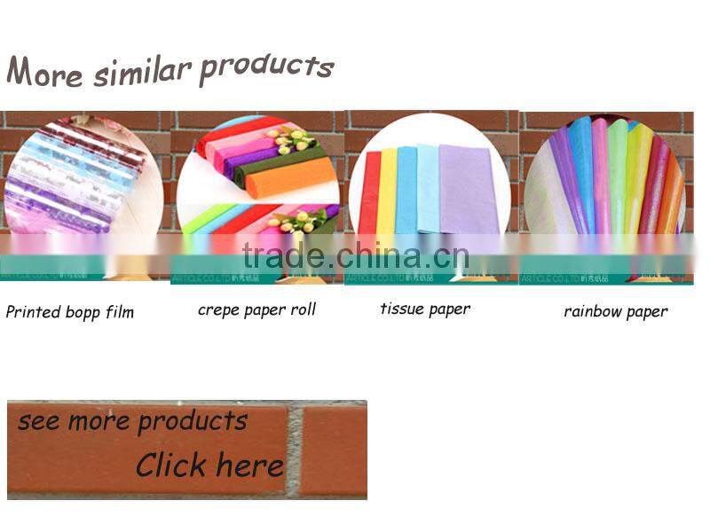 wholesale 80g printed kraft paper double sided wrapping paper