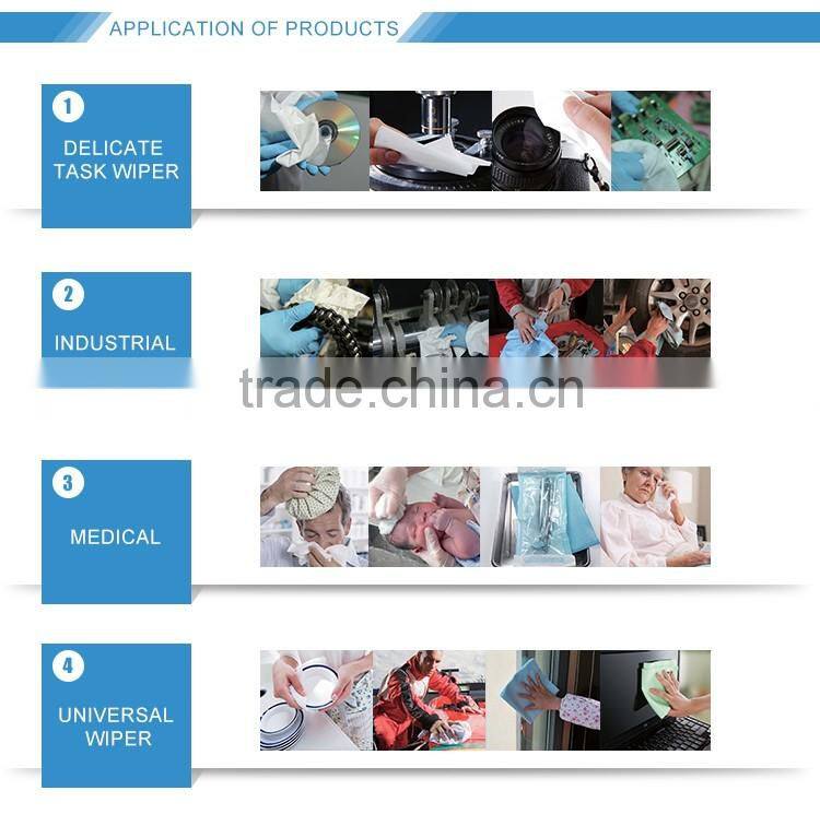 Good absorbant ability multi-purpose spunlace nonwoven fabric wipes