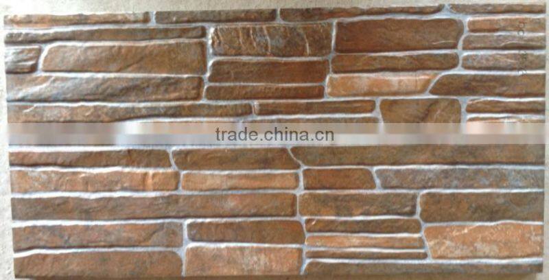 3d inkjet exterior wall tile with high quality 300x600mm
