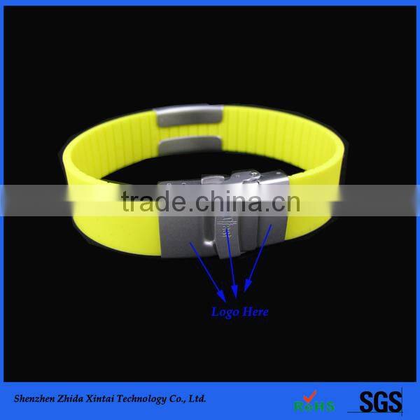 china fashionable cut make silicone id bracelets home