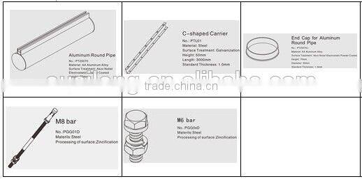 Widely Used Modern Aluminum Round Pipe Commercial Suspended Ceiling