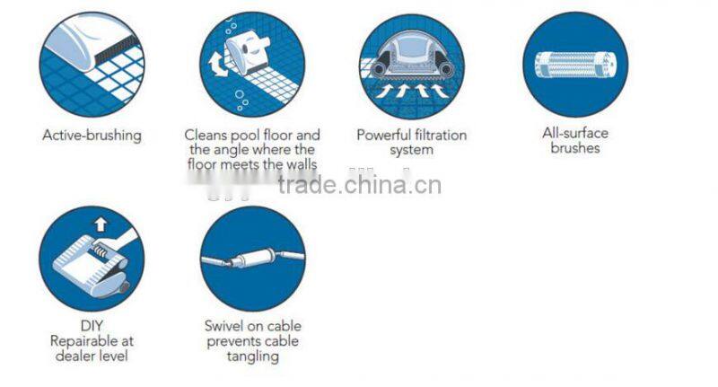 2016 hot sale Automatic Robotic Pool Cleaner with best price