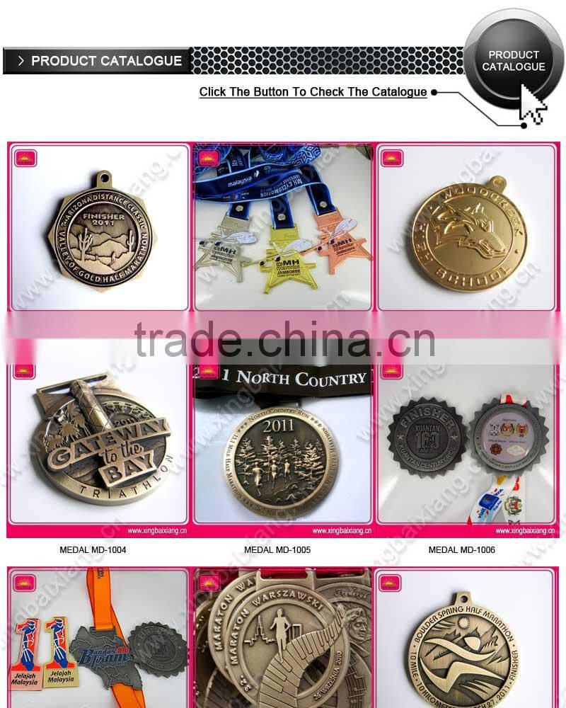 cheap metal blank sports medal blank bronze medals