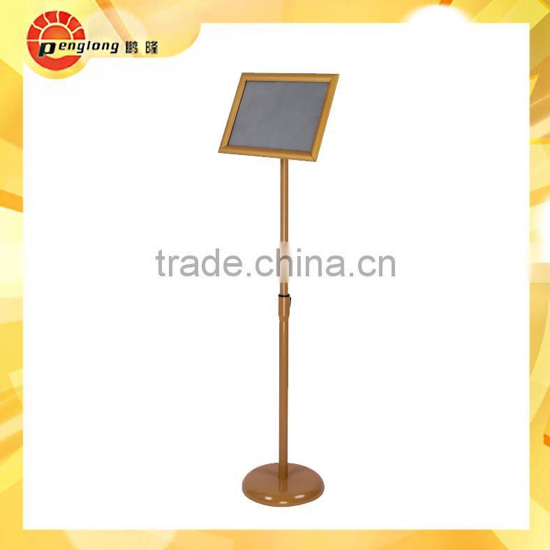 Hot!picture frame display stand restaurant menu display stand 25mm rectangle poster frame menu display holder
