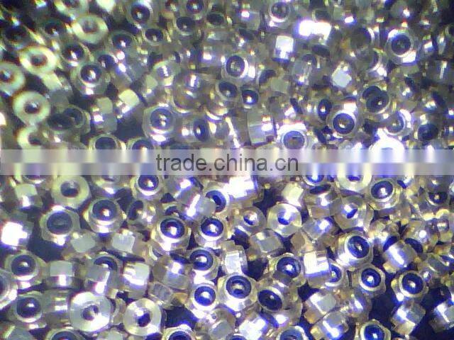 DIN985 Nylon self locking brass nut