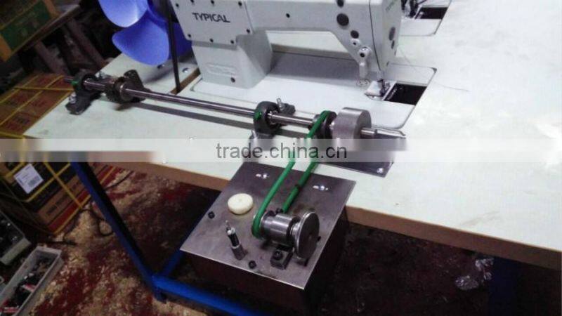 Glod wheel Juki three head hair weaving sewing machine/hair making wig machine