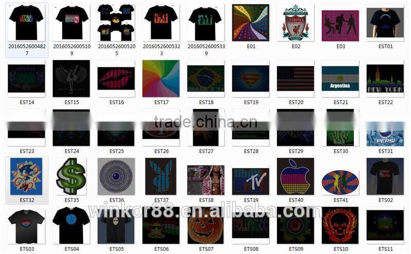 Professional Amazing advertising El t shirts for Christmas