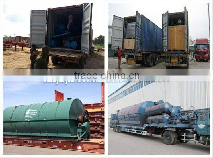 Used Waste Tyre/Plastic Recycling To Pyrolysis To Oil Machine