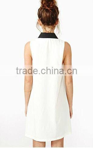 2013 sexy Ladys unique design chiffon office dress