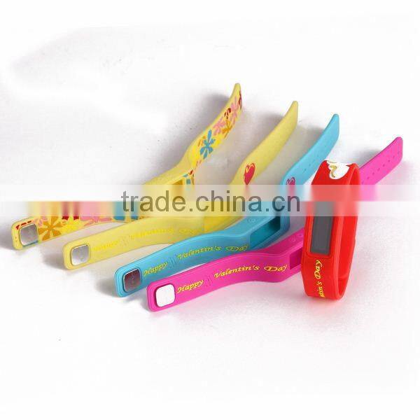 pop silicone band slap watch,silicone watch,silicone led watch