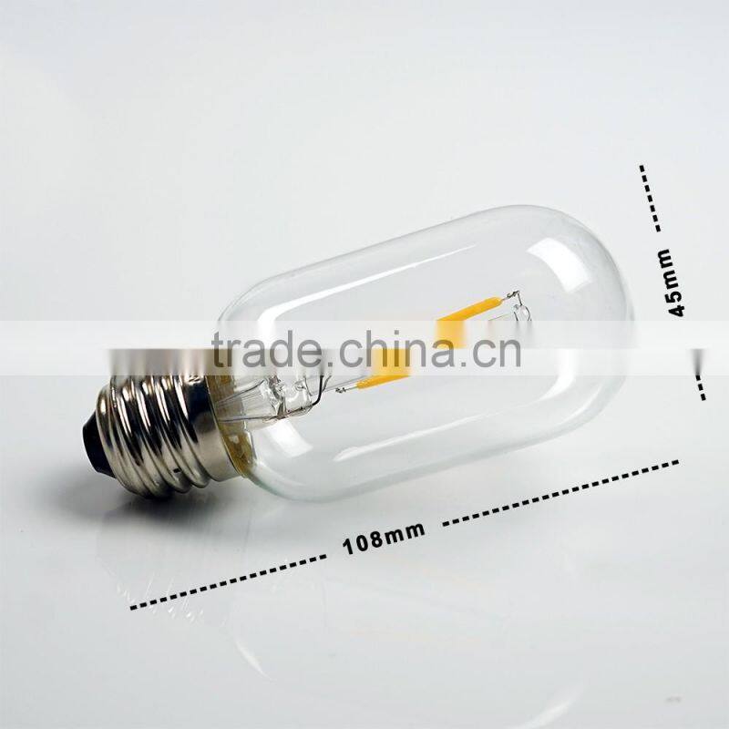 ceiling light clear vintage retro dimmable T45 E26 E27 energy saving chandelier 1w 2wEdison led lights led bulb