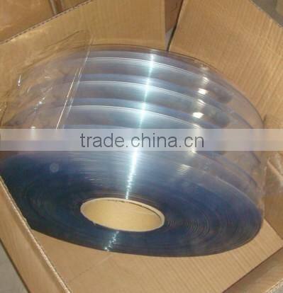 Polar Nylon Line Ribbed PVC Strip Roll For Cold Storage