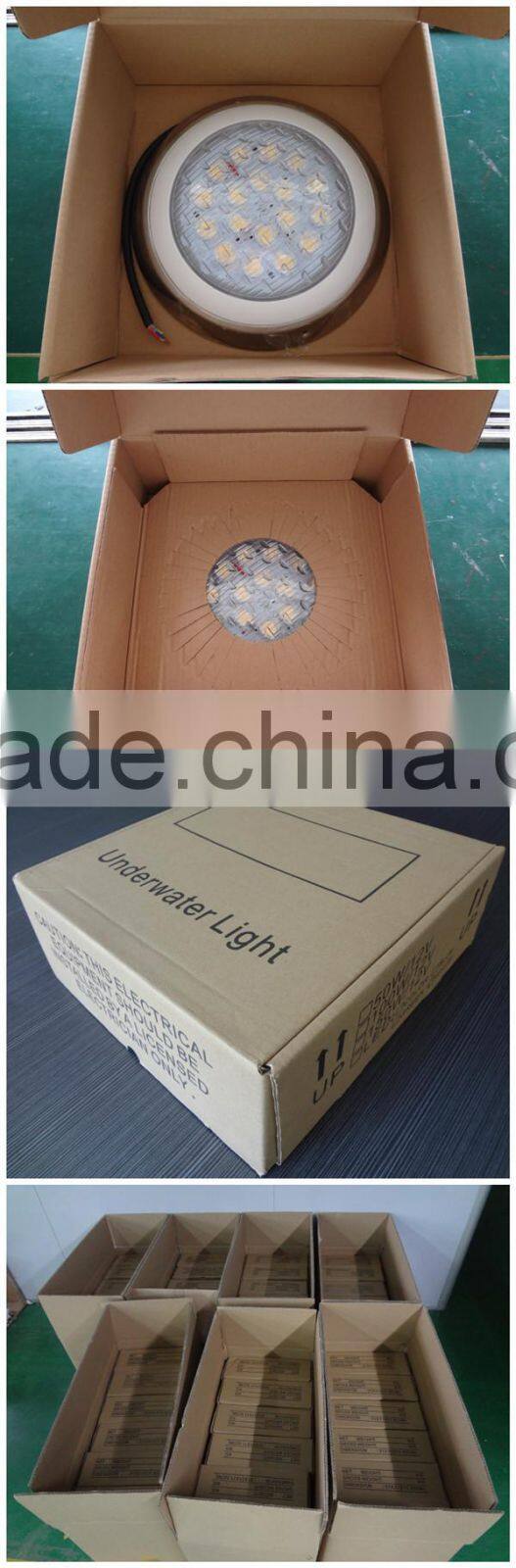 IP68 RGB Remote synchronized pool led lights/ surface mounted pool led lights