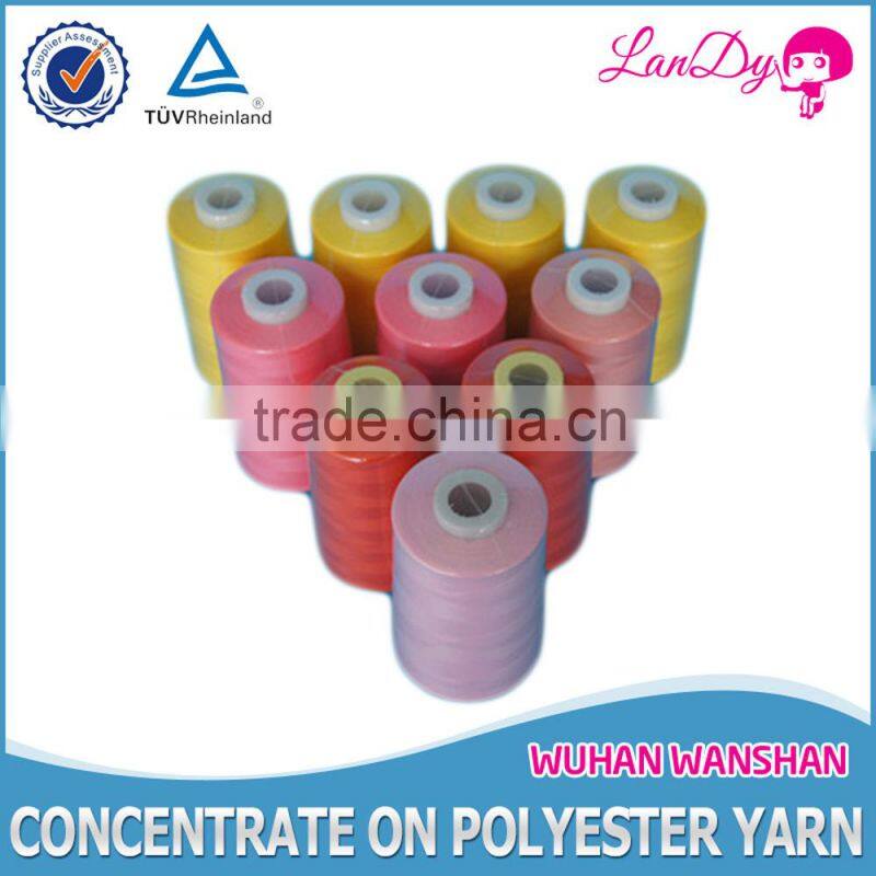 12/3 100% raw white Spun polyester yarn