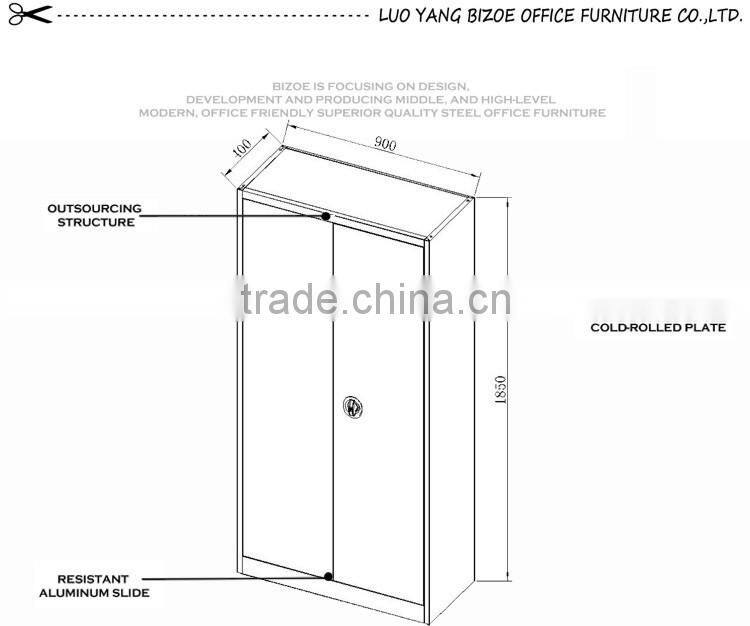 trade export fully welded steel show cupboard