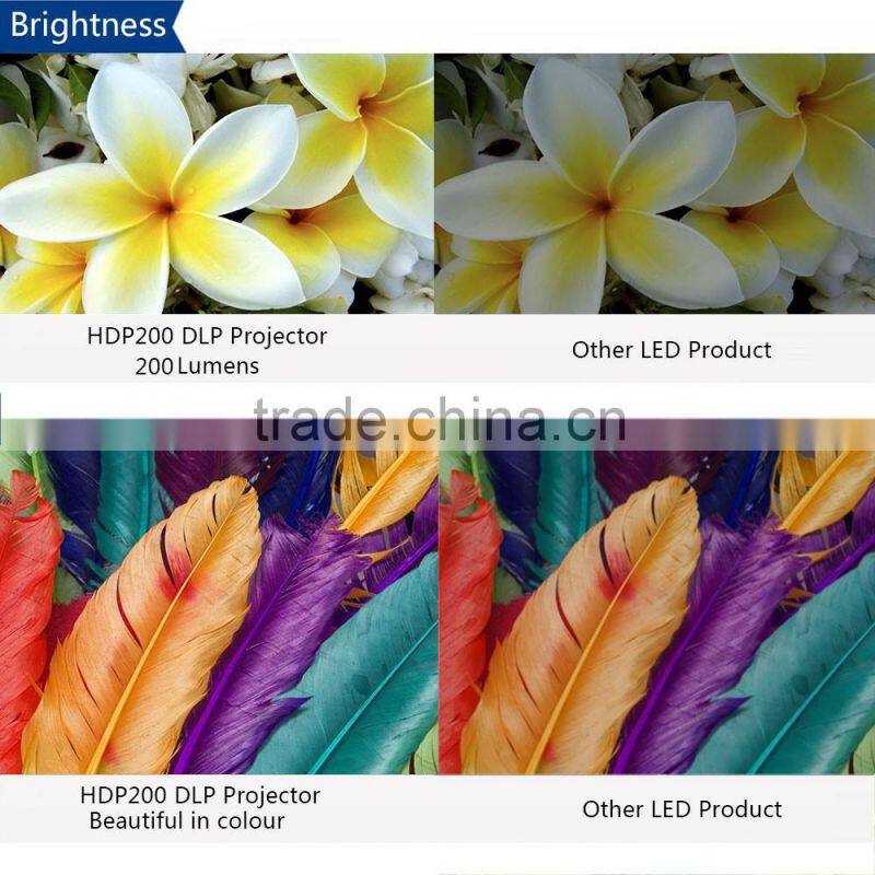 DLP projector HDP200 Mini tripod hd projector electronic toy gift