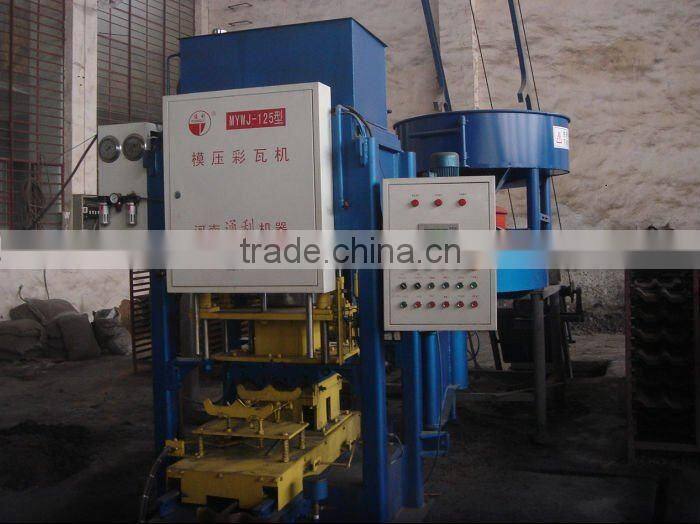 Have the good component part colorful roof tile machine