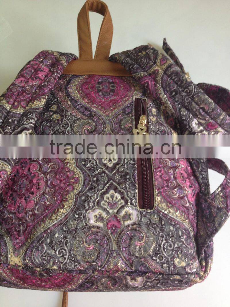 Canvas backpack for girls in 2016