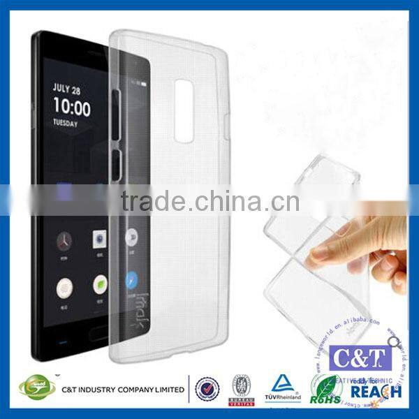 C&T New Design 0.3mm Crystal Clear Soft TPU Cover Case For Oneplus 2 Two 2nd