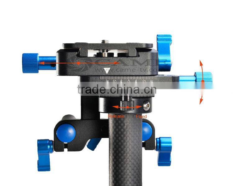 1-7Kg 120cm Carbon Fiber Stabilizer S-120 Camera Video Steadicam DSLR Steadycam