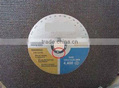 Type 41resin bonded cutting wheel for cast steels
