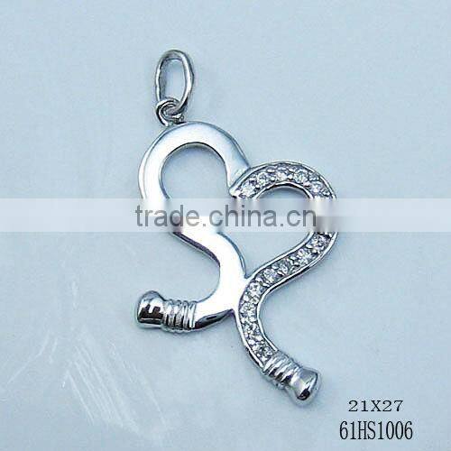 2013 Fashion 925 Sterling Silver horse Necklace Western Horse Jewelry