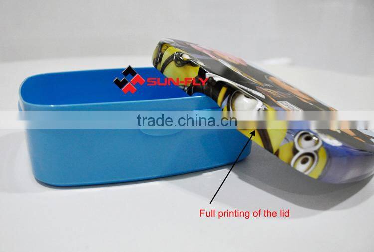 (SF) Kids Lunch Box wholesale Custom printed bento plastic lunch box