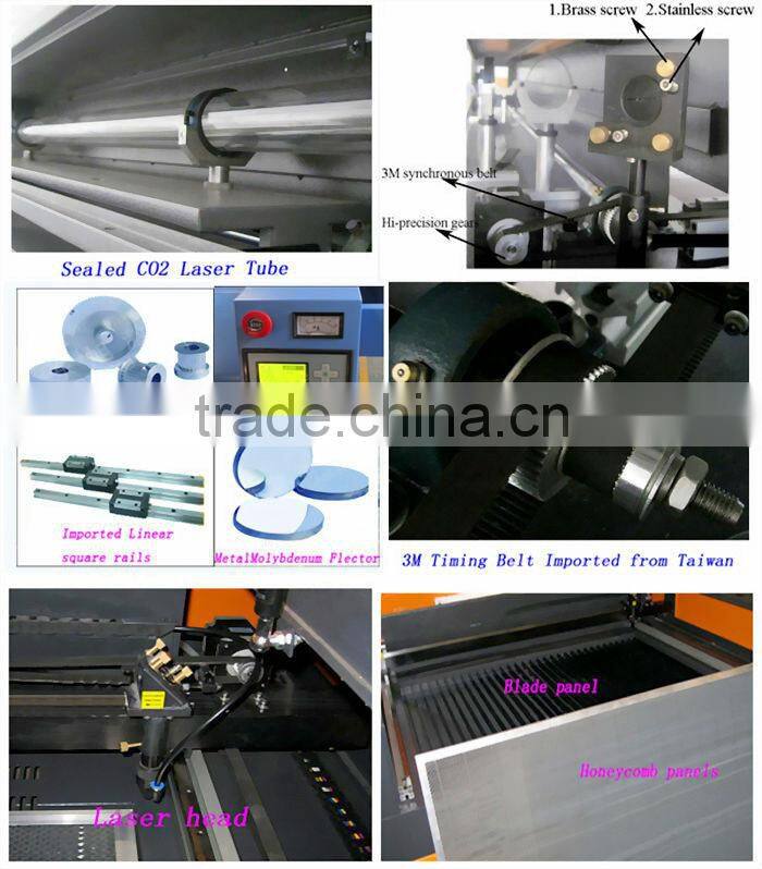 jinan big dipper co2 80W amada laser cutting machine