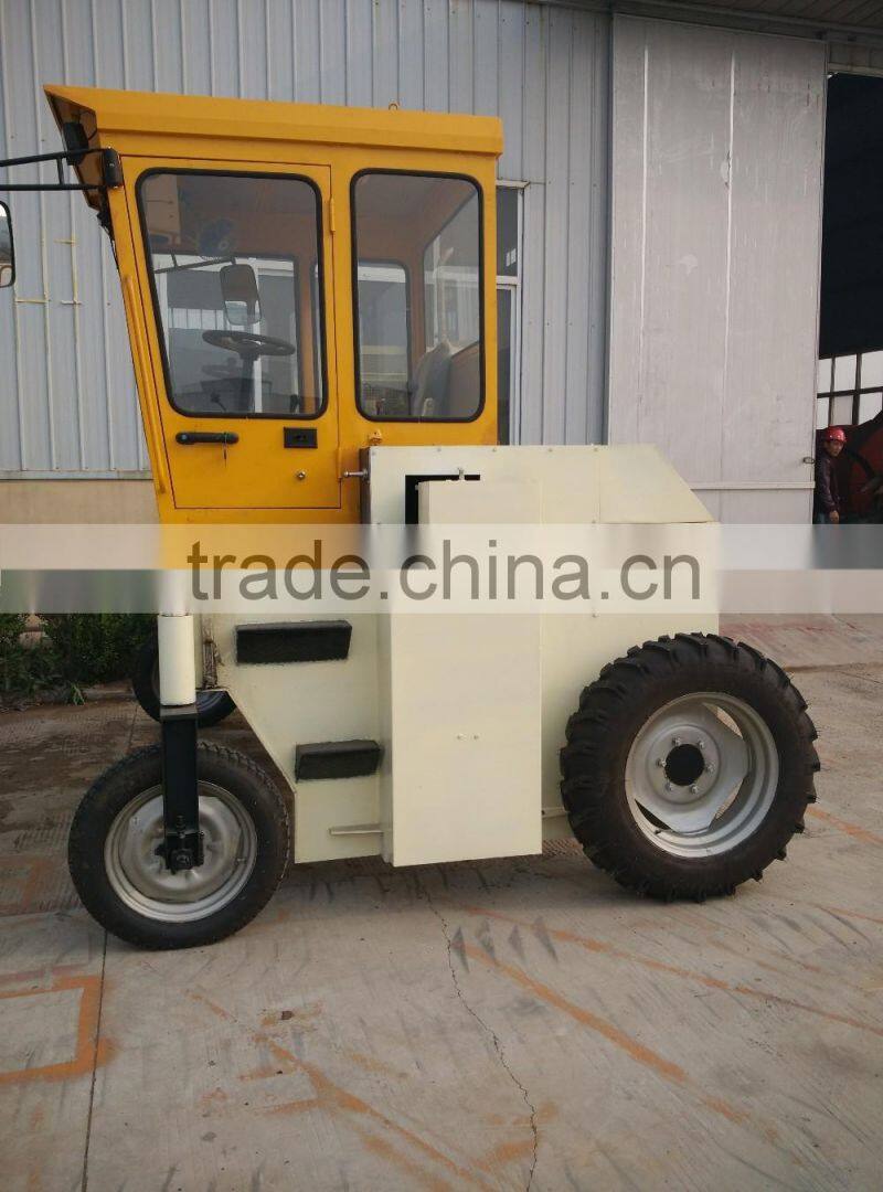 top quality 3 bin organic fertilizer composting turning machine