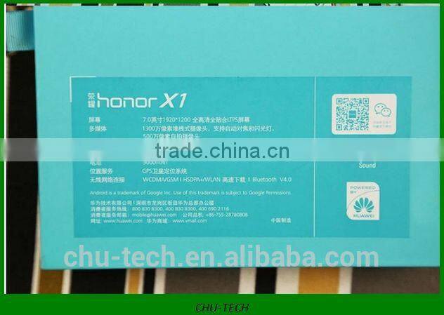 (HUAWEI) Honor Mediapad X1 7" Android 4.2.2 Hisilicon Kirin 910 Quad-core 3G Phablet w/ Bluetooth GPS