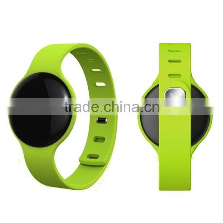 Hot new sports bluetooth silicone vibrating wristband smart watch bracelet