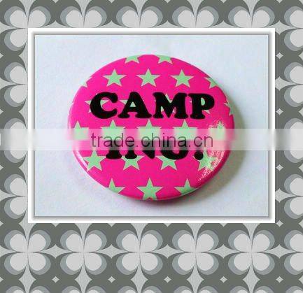 tinplate badge with safety butterfly clutch