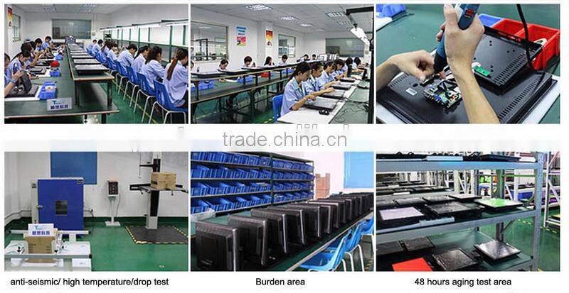 Metal casing 19inch open frame touchscreen monitor with resistive touchscreen