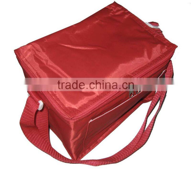 Cheap red PVC cooler bag