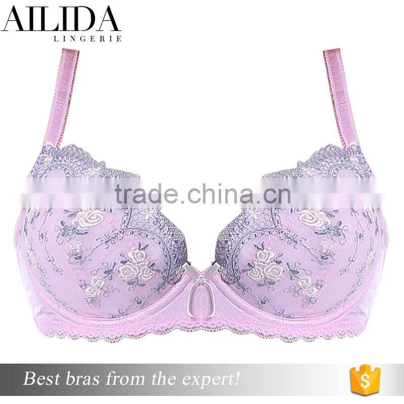 Japanese Style Rose Pattern Mature Women Sexy Bra Set Underwear