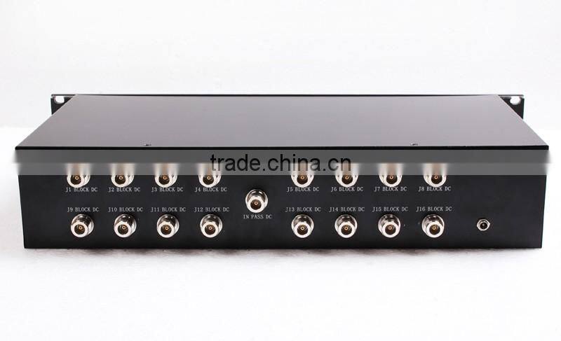 Dual antennas 16 way Rackmount GPS splitters