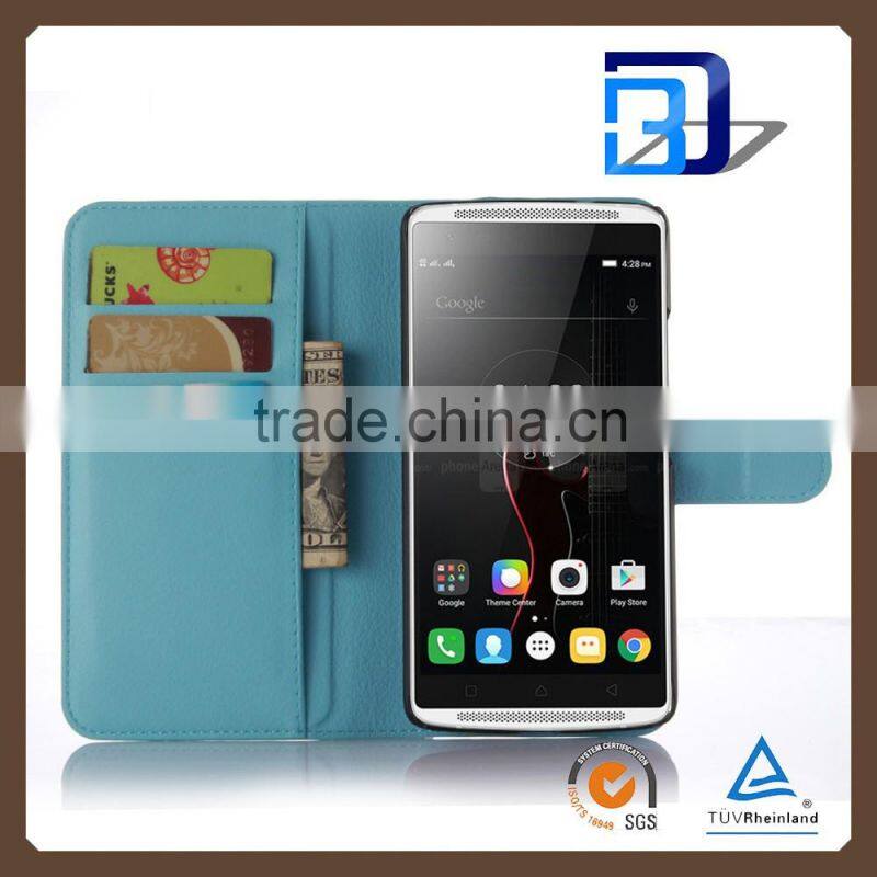 Handy Cover Super Flip Wallet Style Magnetic Flip Stand PU Leather Case For Lenovo Vibe X3 lowest price