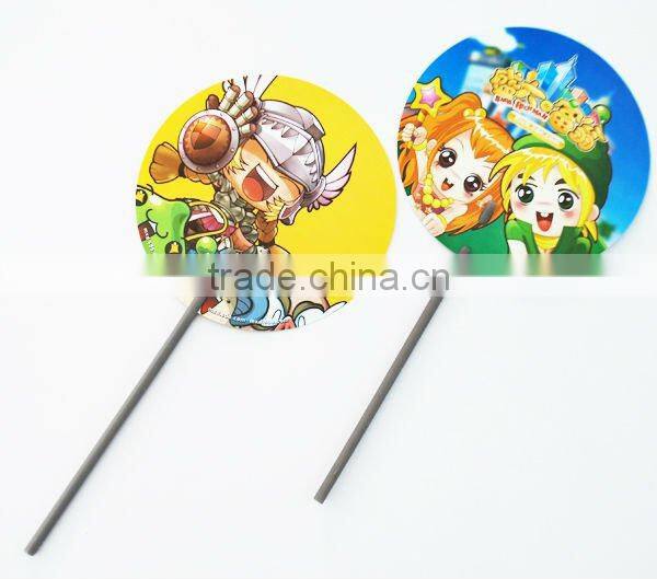 2014 new design hot selling new design pp folding fan cheap