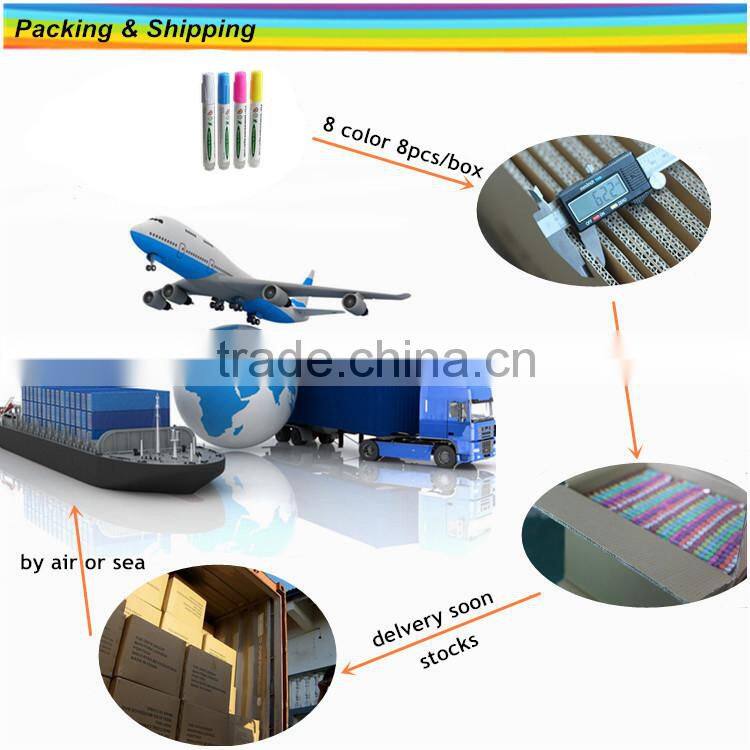 Alibaba wholesale non-toxic liquid chalk markers eraser for school