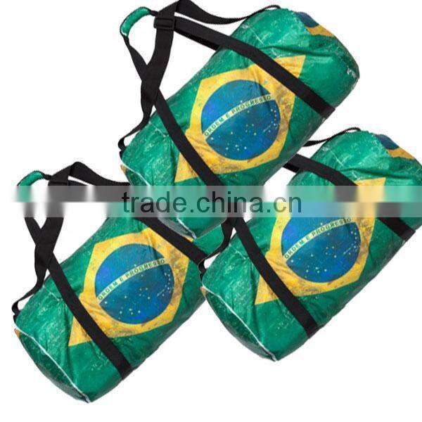 Fashionable flag series stylish travelling bag, folable eco tranvel bag
