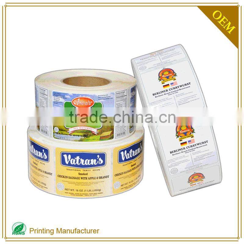 Hot sale colourful electronic cigarette lable printing with good quality