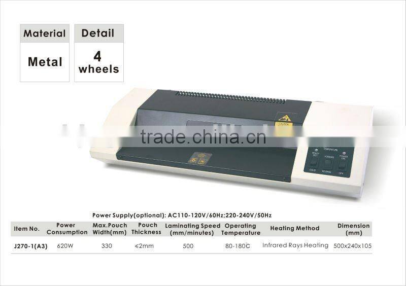A4 Metal Photo Laminating Machine/A4 Laminator Machine