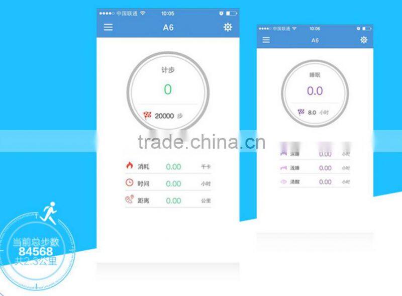 3D Pedometer sleep monitor Temperature calorie sports Silicone LED Smart watch