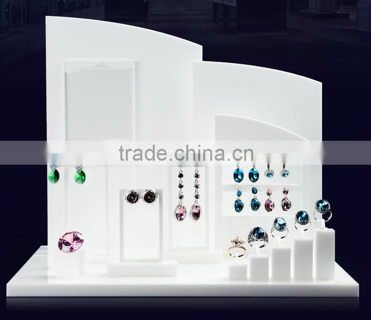 custom acrylic jewelry display cases rack