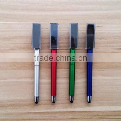 twist pen with screen wipe, touch style pen, screen touch