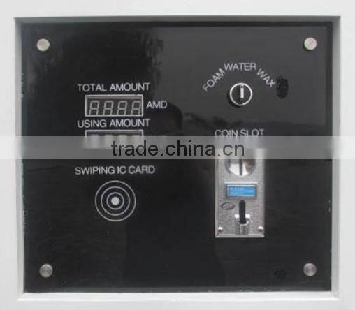 Movable Coin Car Wash Machine with Water jet or Steaming Washing Way