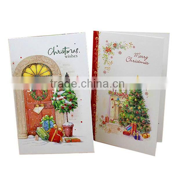 Wholesale cheap sample christmas greeting card printing