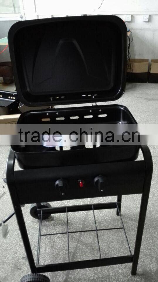 2 Burner Hood Gas BBQ