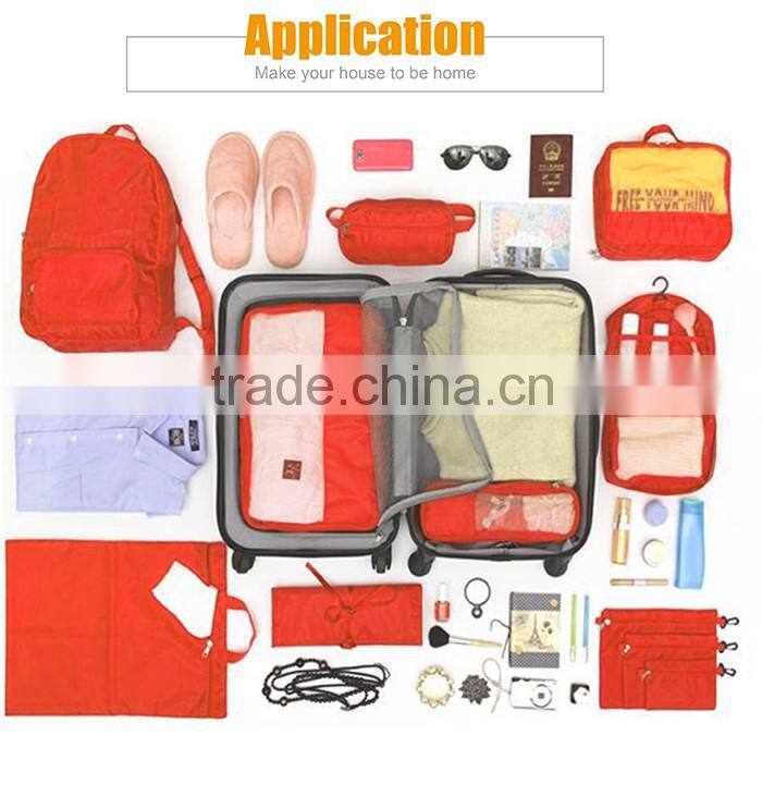 Nylon Breathable Packing Cubes for Men and Wowen as Travel Bag for Luggage Organizer