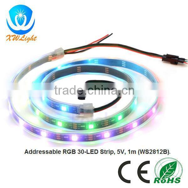 30 led strip light 2812b led digital strip led street light waterproof